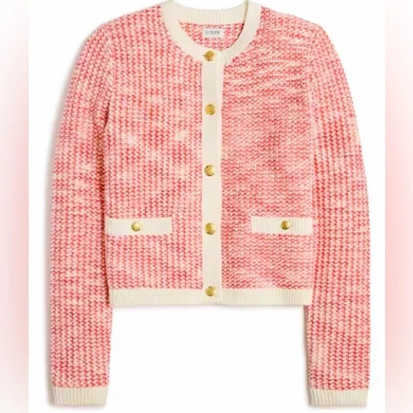 J CREW Popcorn Stitch Cardigan Sweater - Picture 7 of 14